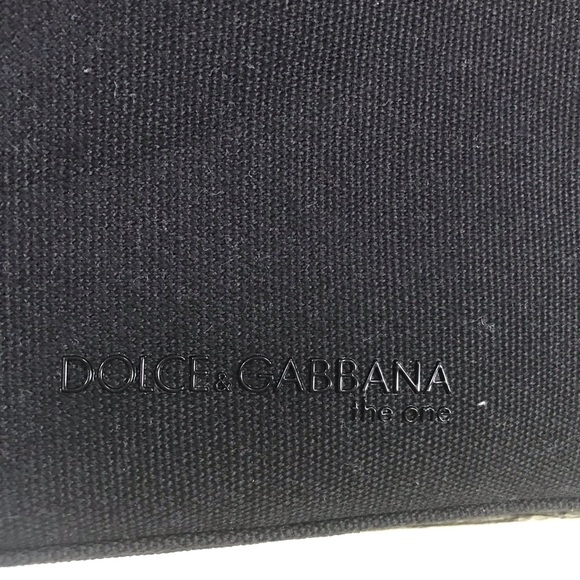 DOLCE & GABBANA New The ONE Travel Toiletry Bag  Cosmetic Makeup Wash Clutch Zip - Picture 9 of 16